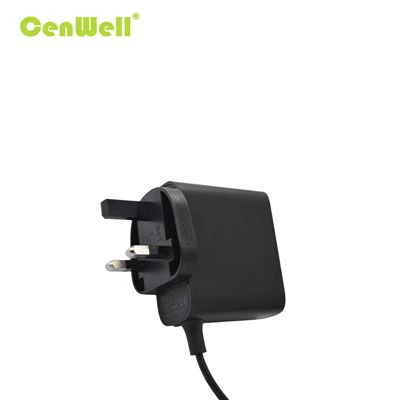 Plwg GaN Wall 36W Ardystiedig CE-AC AC Power Adapter UK Plug